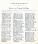 Directory 1, Menominee County 1912